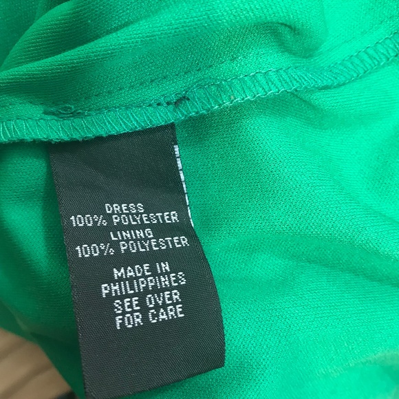 BCX XS Green sleeveless dress with belt - Picture 8 of 8